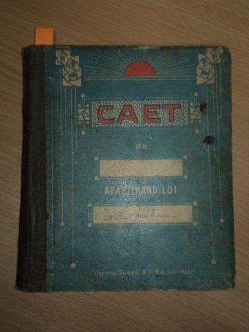 CAIET CU PANIFICAREA LECTIILOR, PROF. AGATHA MUNTEANU, 1923