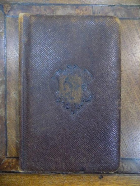 Caiet manuscris datat 1890