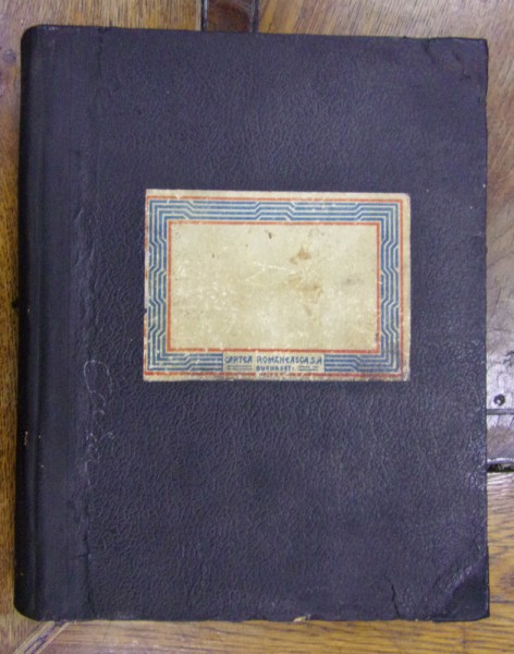 CAIET MANUSCRIS ILUSTRAT CU DESENE, ANII '20