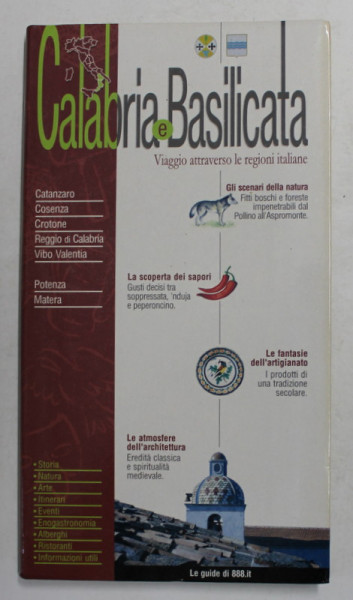 CALABRIA E BASILICATA  - VIAGGIO ATTRAVERSO LE REGIONI ITALIANE , GHID TURISTIC ,  2002