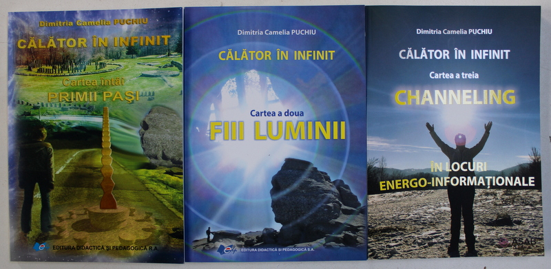 CALATOR IN INFINIT , VOLUMELE I - III de DIMITRIA CAMELIA PUCHIU , 2017