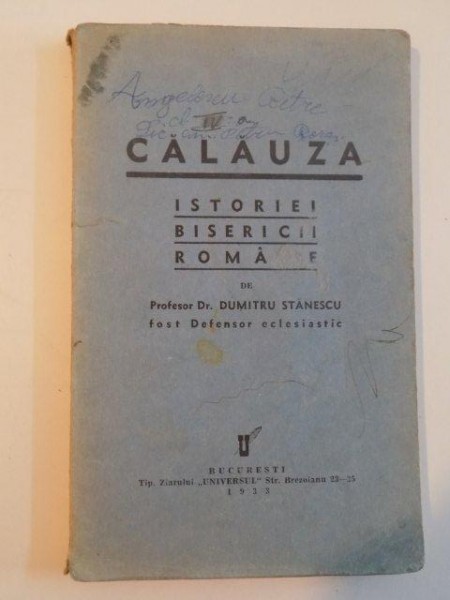 CALAUZA ISTORIEI BISERICII ROMANE-DR.DUMITRU STANESCU