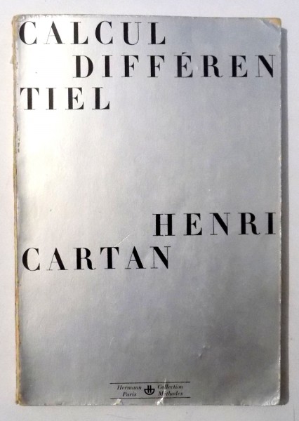 CALCUL DIFFERENTIEL par HENRI CARTAN , 1967