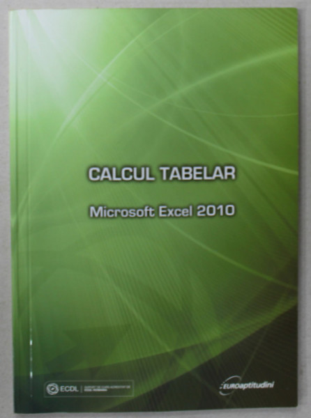 CALCUL TABELAR , MICROSOFT EXCEL 2010 , APARUTA 2013