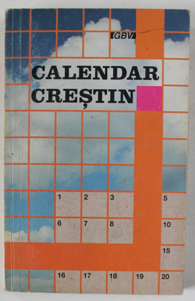 CALENDAR CRESTIN , APARUT 1991