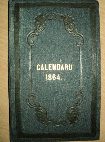 Calendar pentru romani pe anul bisect 1864 ilustrat cu stampe, Iasi 1864