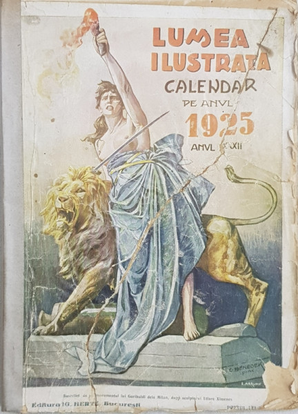 Calendarul Lumea Ilustrata pe anul 1925