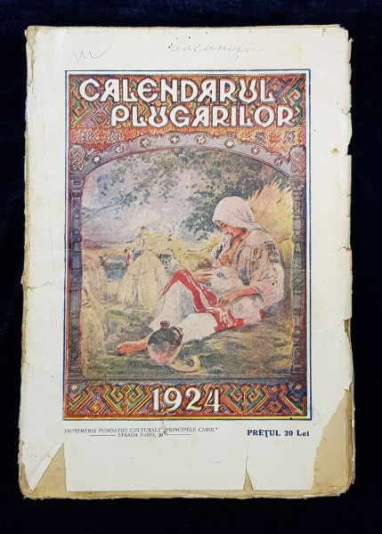 CALENDARUL PLUGARILOR PE 1924