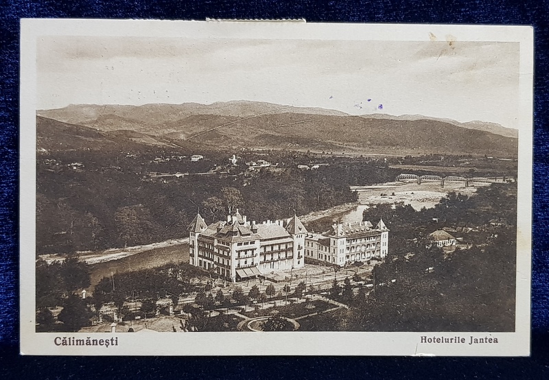 CALIMANESTI  - HOTELURILE JANTEA , CARTE POSTALA ILUSTRATA , MONOCROMA , CIRCULATA , DATATA 1938