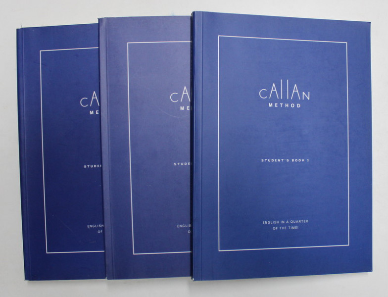 CALLAN METHOD , STUDENT 'S BOOK  1,2,3 -VOLUMELE I - IV , 1995