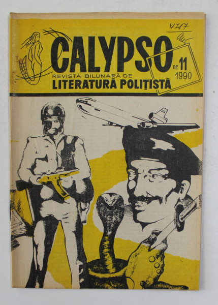 CALYPSO - REVISTA BILUNARA DE LITERATURA POLITISTA , NR. 11 , 1990