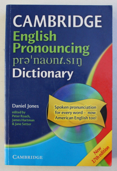 CAMBRIDGE ENGLISH PRONOUNCING DICTIONARY by DANIEL JONES , 2006 , CONTINE CD*