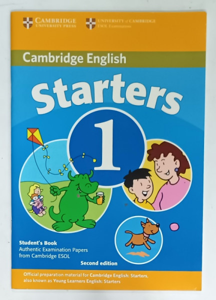 CAMBRIDGE ENGLISH , STARTERS 1 , STUDENT 'S BOOK , 2007, PREZINTA URME DE UZURA