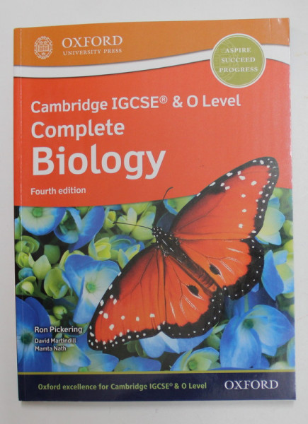 CAMBRIDGE IGSCE and O LEVEL - COMPLETE BIOLOGY by RON PICKERING , 2021