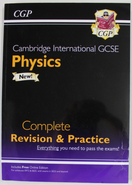 CAMBRIDGE INTERNATIONAL GCSE , PHYSICS , COMPLETE REVISION and PRACTICE , 2021