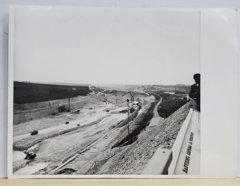 CANALUL DUNARE - MAREA NEAGRA , KILOMETRUL 48 , FOTOGRAFIE DE PRESA , 16 IULIE , 1981
