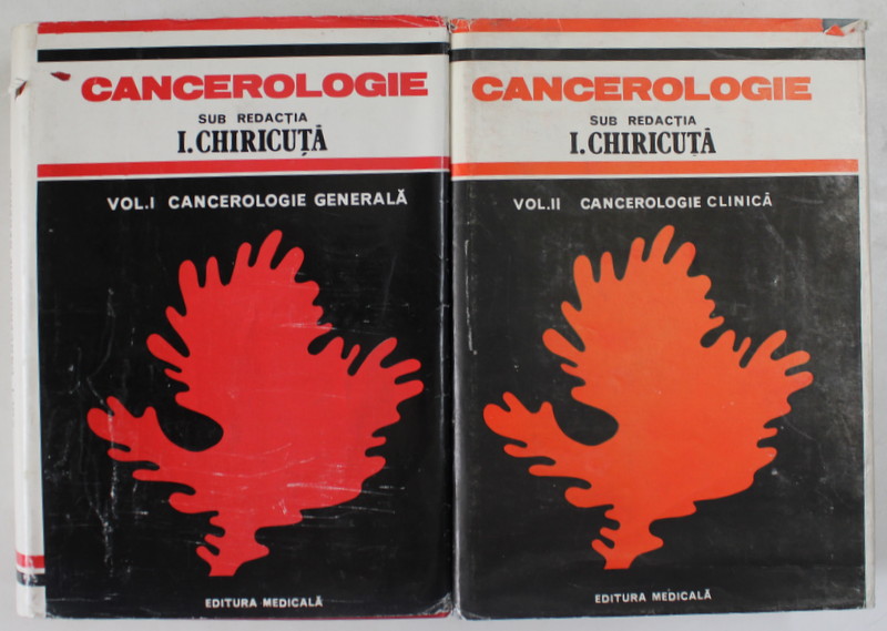 CANCEROLOGIE, VOL. I 1984, VOL II 1988 de I. CHIRICUTA