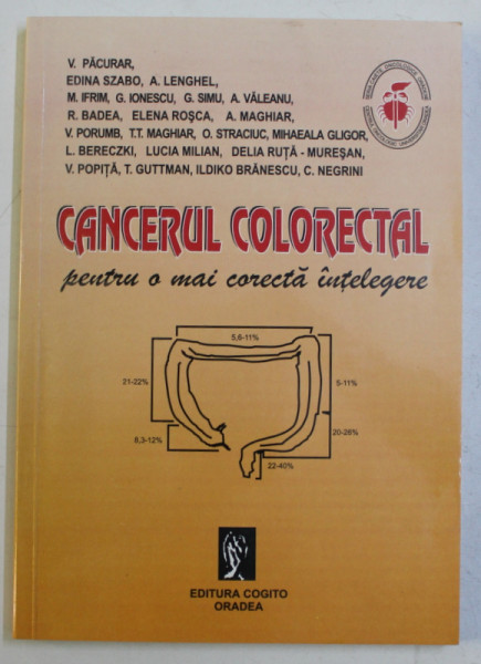 CANCERUL COLORECTAL PENTRU O MAI CORECTA INTELEGERE de V . PACURAR ...C. NEGRINI , 1999