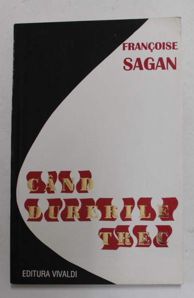 CAND DURERILE TREC de FRANCOISE SAGAN , 1995