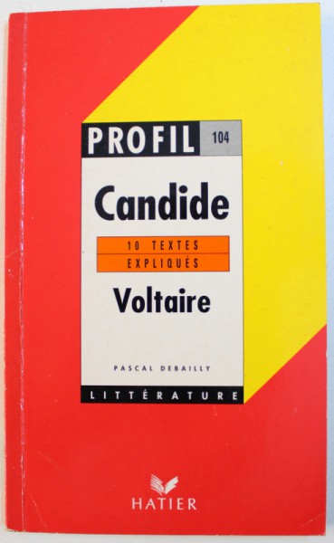 CANDIDE (1759) / VOLTAIRE par PASCAL DEBAILLY, 1992