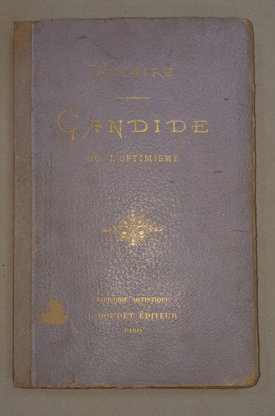 CANDIDE OU L'OPTIMISME par VOLTAIRE, ILUSTRATIONS de ADRIEN MOREAU - PARIS, 1895