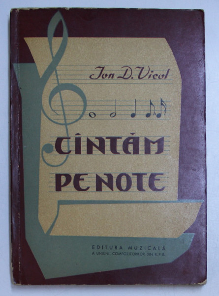 CANTAM PE NOTE de ION D. VICOL , 1960