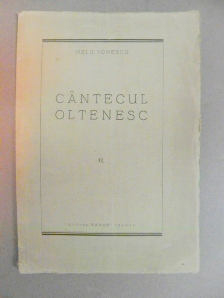 CANTECUL OLTENESC-NELU IONESCU  CRAIOVA