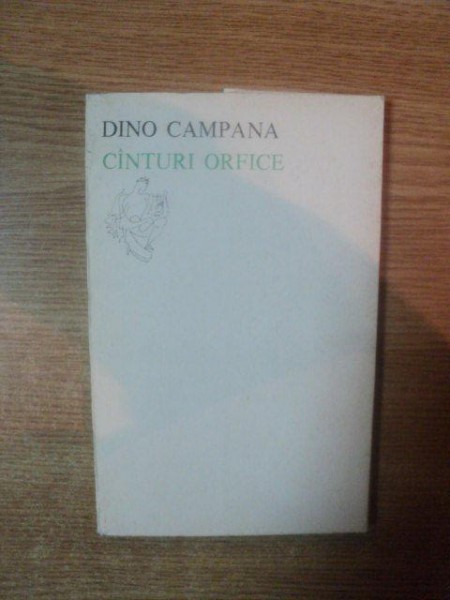 CANTURI ORFICE de DINO CAMPANA , 1970