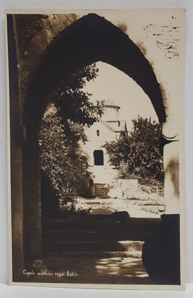 CAPELA CASTELULUI REGAL BALCIC , FOTO. ORIG. NORLAND , CARTE POSTALA , INTERBELICA
