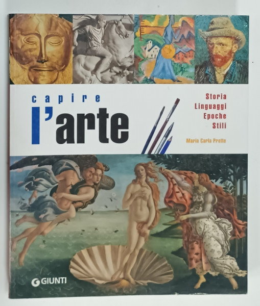 CAPIRE L 'ARTE , STORIA , LINGUAGGI , EPOCHE , STILI di MARIA CARLA PRETTE , TEXT IN LIMBA ITALIANA , 2008