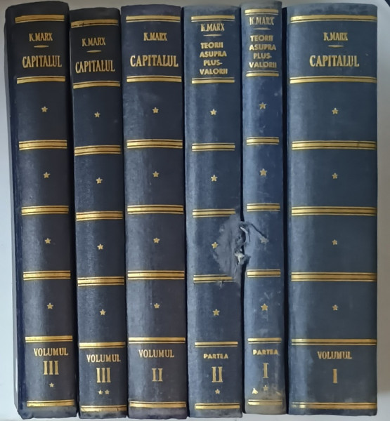 CAPITALUL de K. MARX, VOL I-VI, EDITIA A IV-A , 1960 , MINIMA UZURA