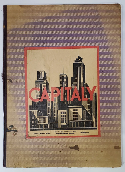 CAPITALY , JOC DE SOCIETATE , ECHIVALENTUL ROMANESC AL JOCULUI '' MONOPOLY ''  ( BREVET REGAL ) ) ,  ANII '30
