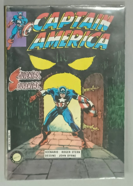 CAPTAIN AMERICA , par ROGER STERN , dessins JOHN BYRNE , 1985, BENZI DESENATE CU TEXT IN LIMBA FRANCEZA