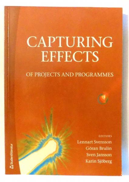 CAPTURING EFFECTS OR PROJECTS AND PROGRAMMES de LENNART SVENSSON , 2013