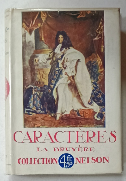 CARACTERES par JEAN DE LA BRUYERE , CCA. 1900