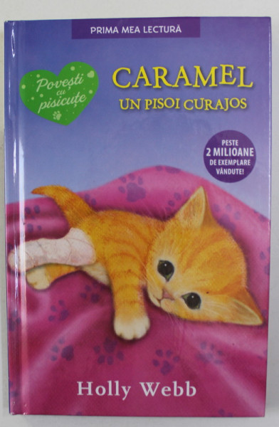 CARAMEL , UN PISOI CURAJOS de HOLLY WEB , ilustratii de SOPHY WILLIAMS , 2017