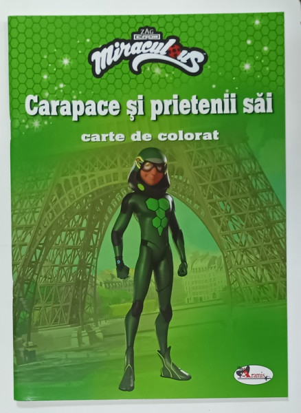 CARAPACE SI PRIETENII SAI , CARTE DE COLORAT , 2020