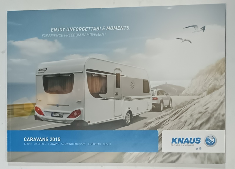 CARAVANS 2015 , ALBUM CU TIPURI DE AMENAJARE INTERIOARA LA RULOTE , FIRMA KNAUS , ANII '2000