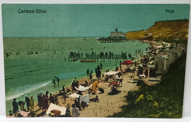 CARMEN - SILVA ( EFORIE SUD )  , PLAJA , CARTE POSTALA , 1928