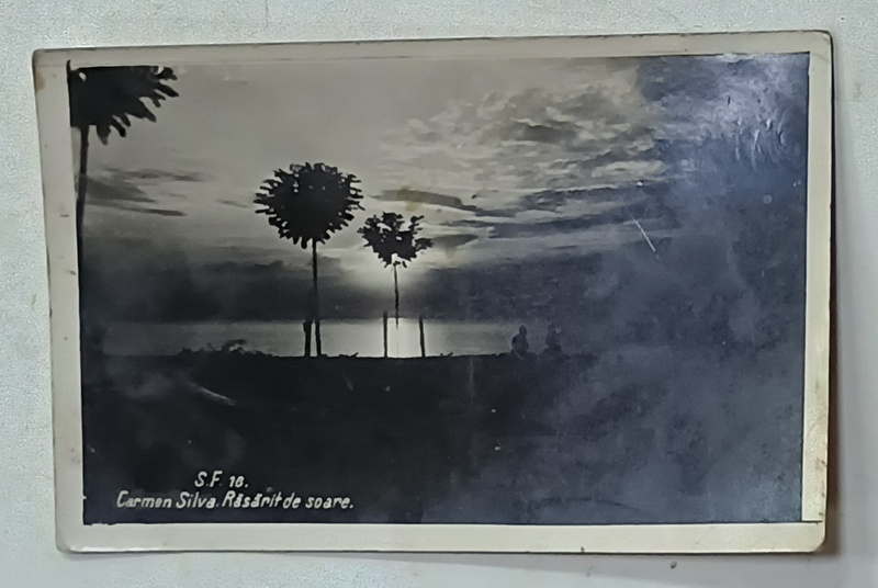 CARMEN SILVA ( EFORIE SUD )  , RASARIT DE SOARE , FOTOGRAFIE ARTISTICA ,   FORMAT CARTE POSTALA , 1937