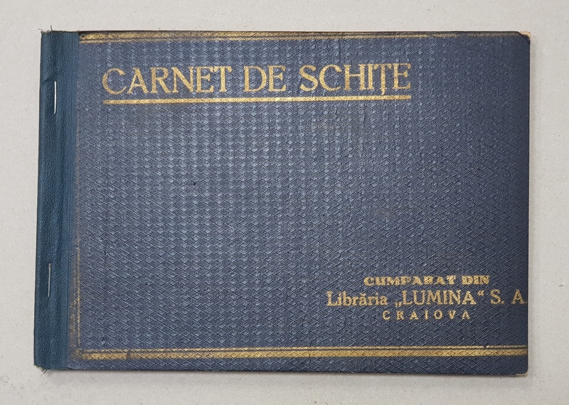CARNET DE SCHITE, ANDREESCU P. FLORIN, CRAIOVA 1941 - 1942