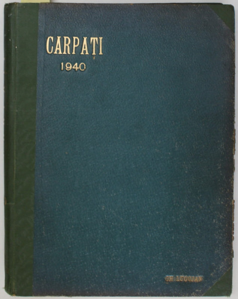 CARPATII , REVISTA DE VANATOARE , PESCUIT , CHINOLOGIE , ANUL VIII  INTREG  , COLIGAT DE 12 NUMERE  , 1940