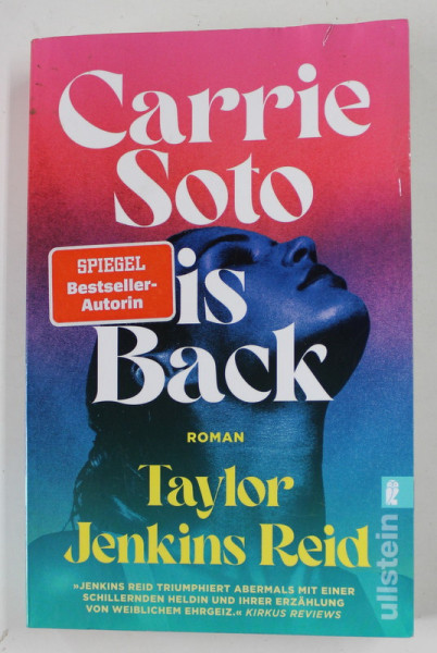 CARRIE SOTO IS BACK , roman by TAYLOR JENKINS REID, 2022 , PREZINTA URME DE INDOIRE SI DE UZURA