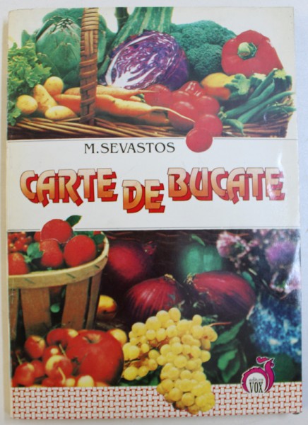 CARTE  DE BUCATE de M. SEVASTOS , 1998