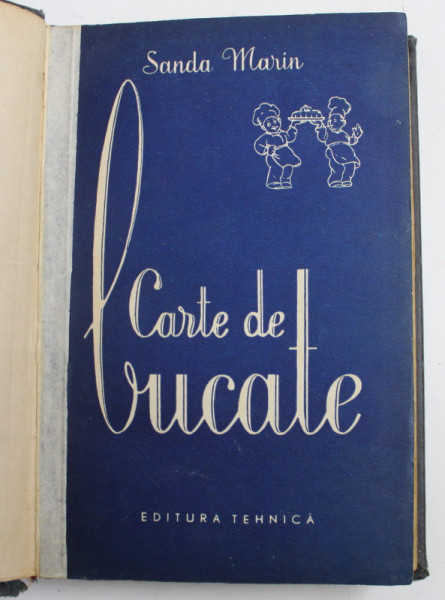 CARTE DE BUCATE de SANDA MARIN , 1956