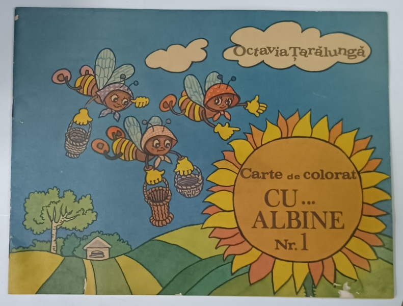 CARTE DE COLORAT CU ...ALBINE NR. 1 de OCTAVIA TARALUNGA , 1988 , COPERTE CU DEFECTE *