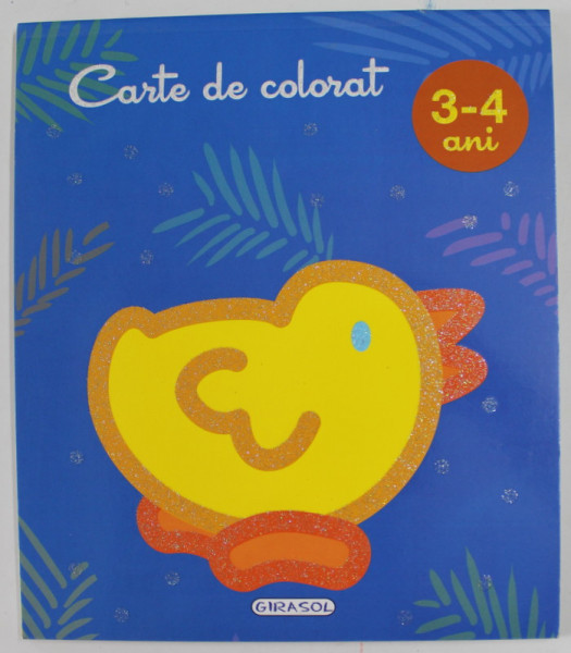 CARTE DE COLORAT PENTRU COPII DE 3-4 ANI