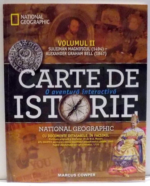 CARTE DE ISTORIE , O AVENTURA INTERACTIVA , VOL II , LIPSA DOCUMENTE *