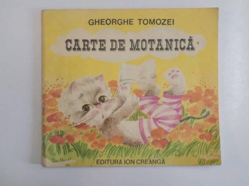 CARTE DE MOTANICA de GHEORGHE TOMOZEI 1985