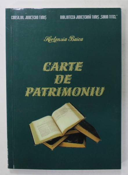 CARTE DE PATRIMONIU de HORTENSIA BAICA , 2015